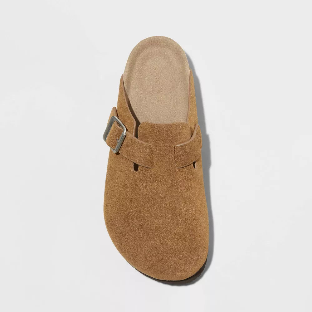 NUVRA “Maison Suede Mule”