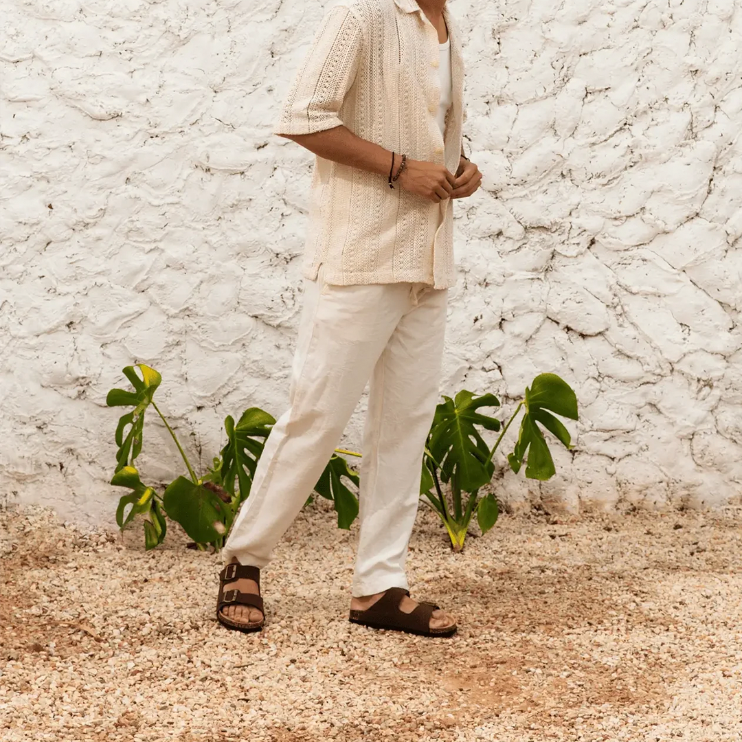 NUVRA Siena – Cork Double-Strap Sandal