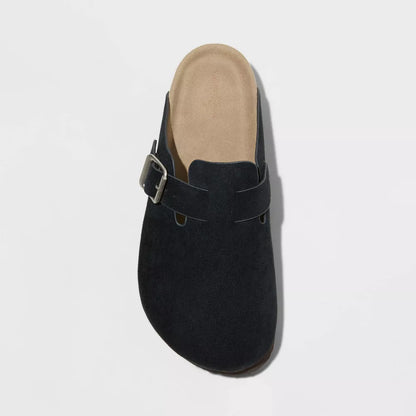 NUVRA “Maison Suede Mule”